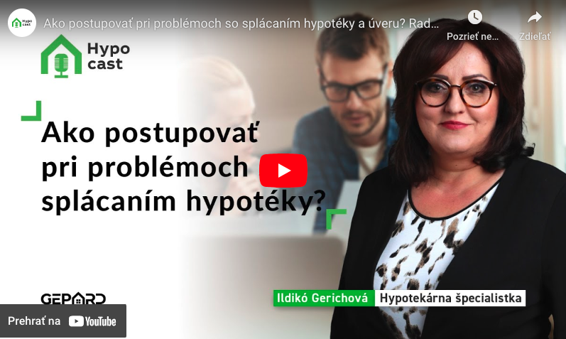 HYPOCAST 16 - Ako postupovať pri problémoch so splácaním hypotéky a úveru?