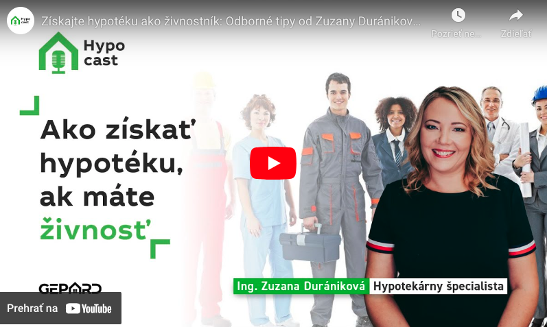 HYPOCAST 23 - Ako získať hypotéku, ak máte žinosť?