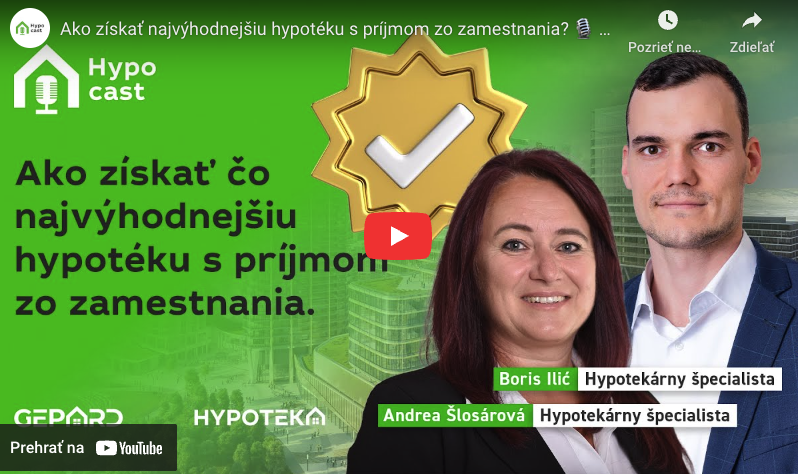 HYPOCAST 42 - Ako získať najvýhodnejšiu hypotéku s príjmom zo zamestnania?