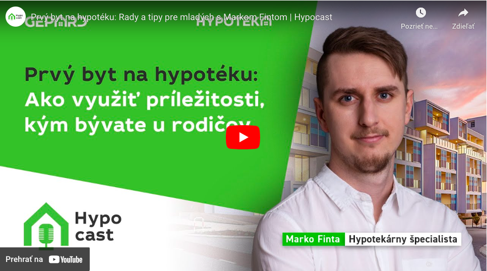 HYPOCAST 37 - Prvý byt na hypotéku: Rady a tipy pre mladých s Markom Fintom